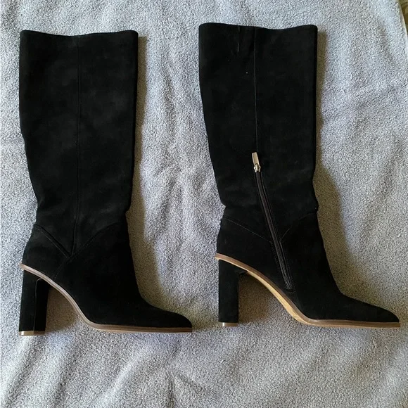NWOT - Banana Republic Tall Suede Slouchy Boot - Picture 2 of 5